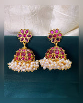 Ruby Jimikki Earring in Nakshi - NE0142
